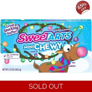 SweeTarts Mini Chewy Tangy Candy Sweets - Christmas Theatre Box 106g